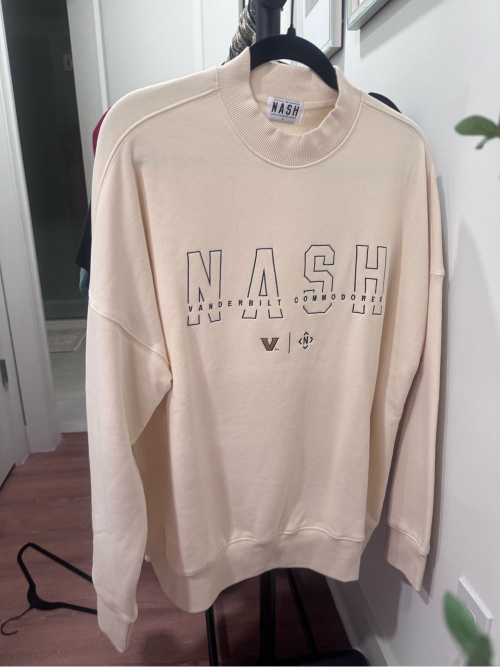 NASH Vanderbilt Commodores Cream Sweatshirt
